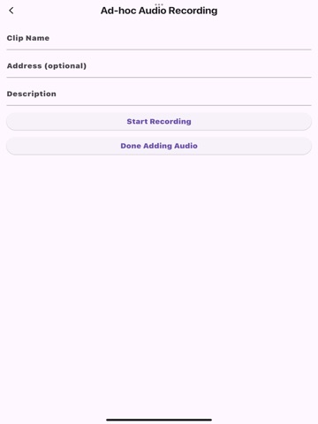 Thought GPS Creator iPad screenshot