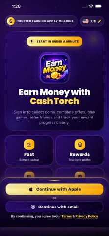 Cash Torch Earn Money screenshot