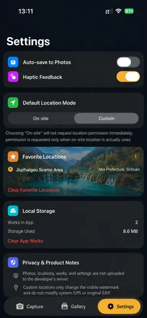 Custom Watermark Camera screenshot 3