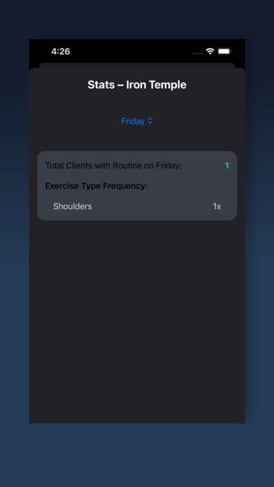 GymCoachX Screenshot