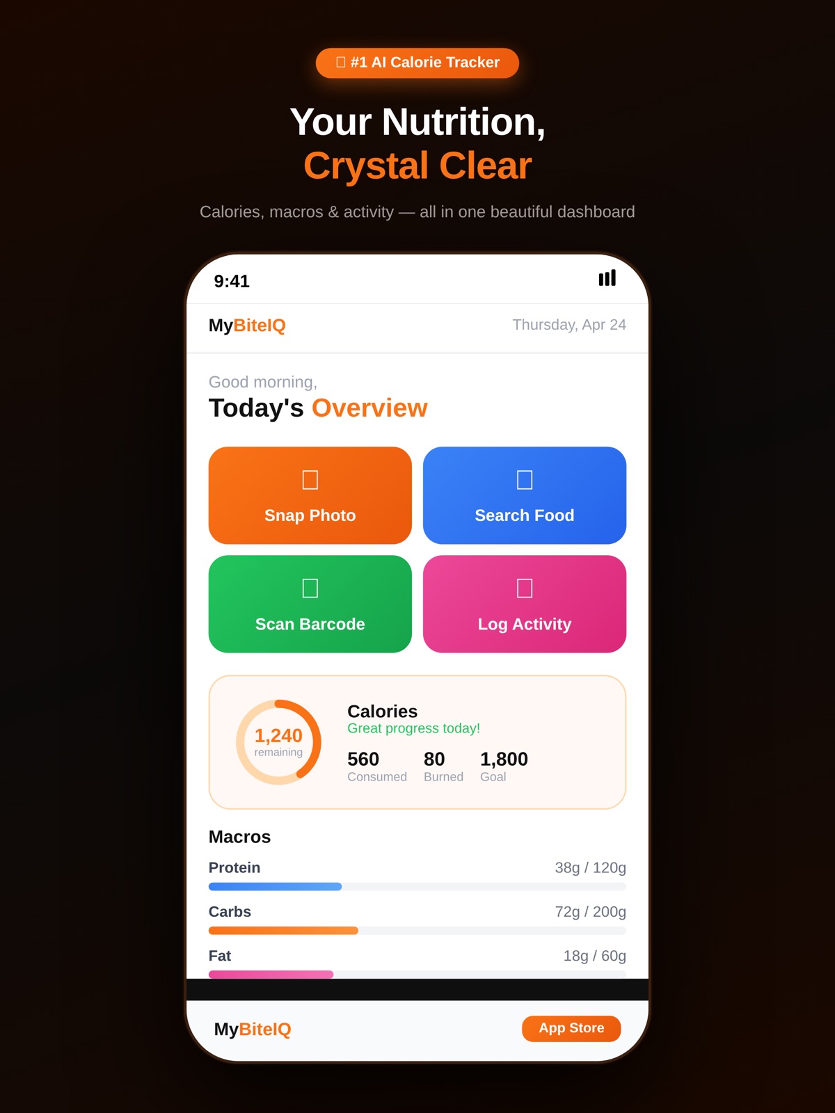 MyBiteIQ: AI Calorie Counter ipad screenshot 3