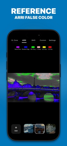 False Color Viewer iPhone screenshot