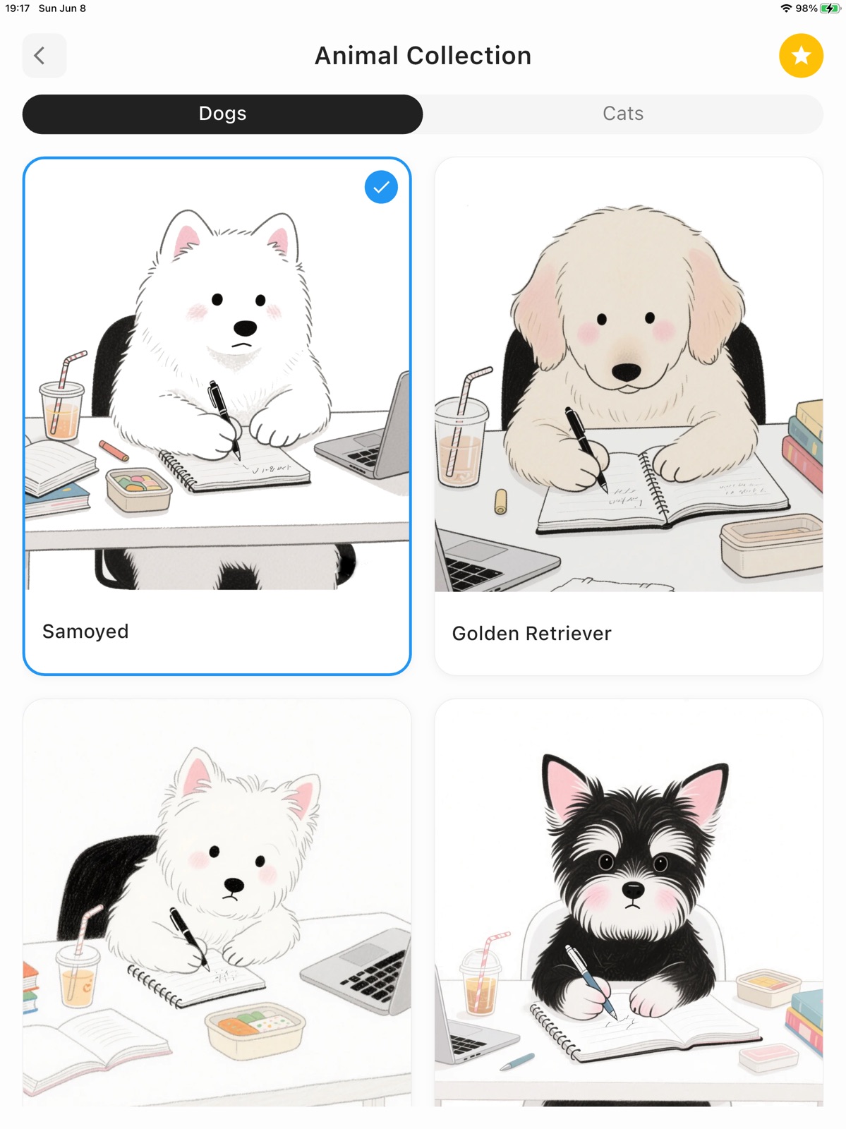 Cute Pomodoro ipad screenshot 3