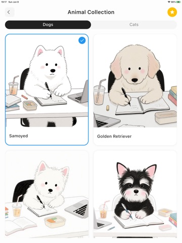 Cute Pomodoro ipad screenshot 4