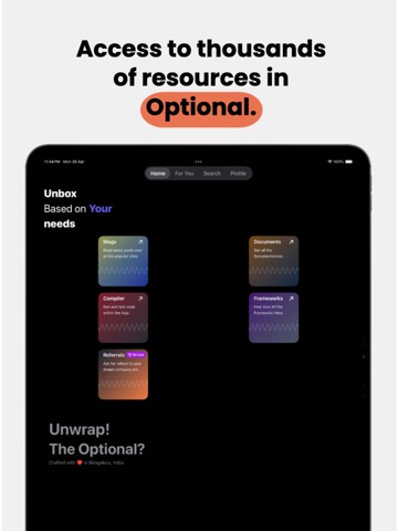App screenshot