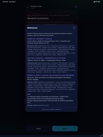Physics Arena iPad screenshot