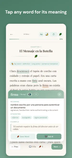 Leafy: Learn Languages Reading screenshot 1