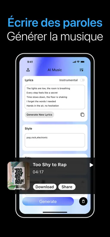 Musicfy: Musique & Chansons IA screenshot 3 of 6