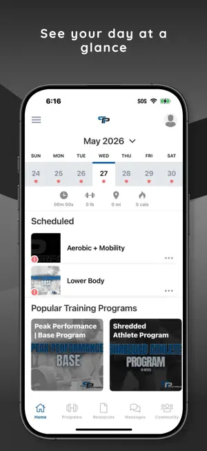 Peak Performance Program screenshot 2