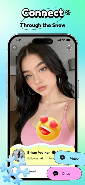 Emily：Video Chat | Fun，Connect iPhone screenshot 2