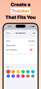 My Body Measurement Tracker screenshot