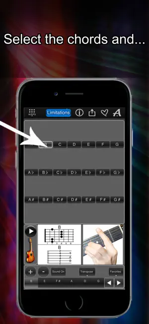 Guitar Chords Lite screenshot 3