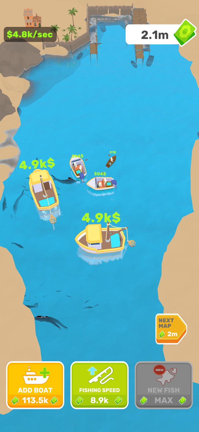 Fish Tycoon Ocean Empire idle