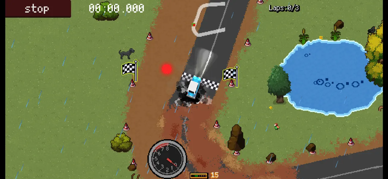Screenshot #3 pour Pixel Drift Rally