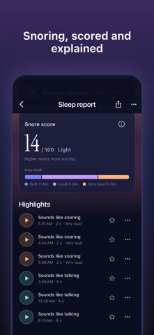 Nocto: Snore & Sleep Talk screenshot 3