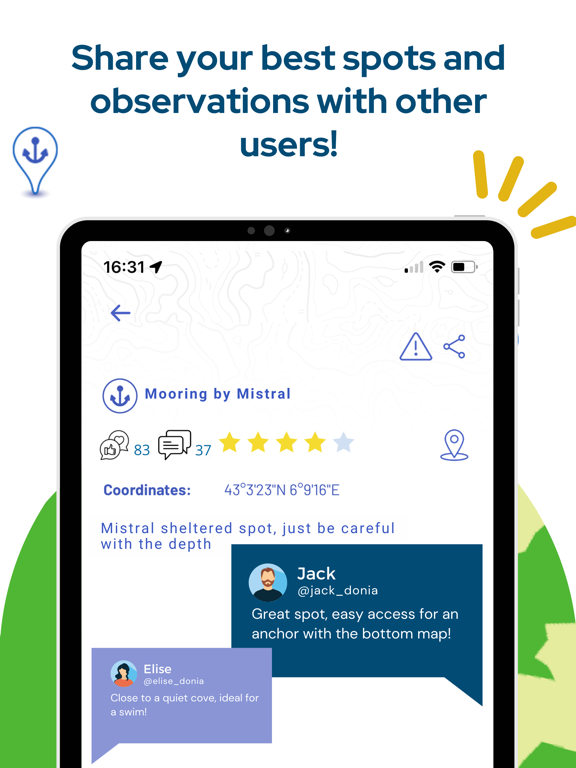 DONIA iPad screenshot 7 - Navigation app
