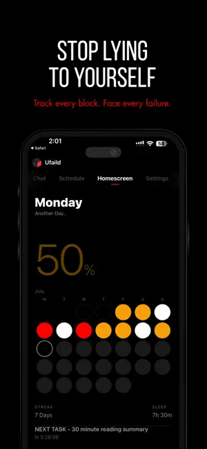 Habit Tracker - Ufaild screenshot 1