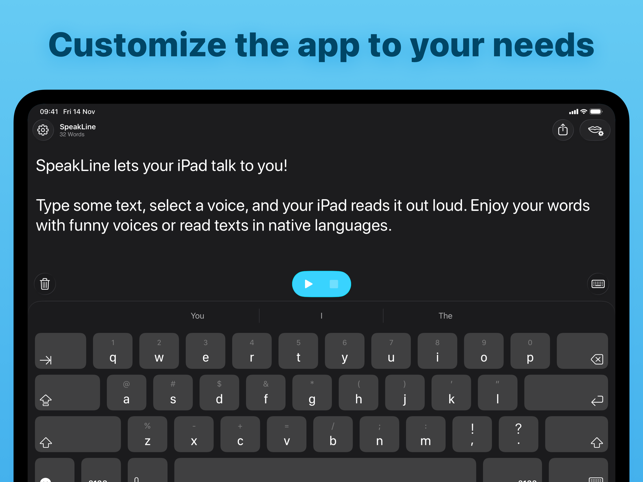 SpeakLine – Text to Speech Screenshot
