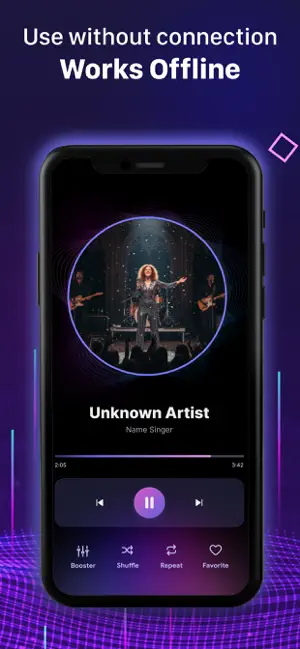 Music Player Offline iPhone screenshot 4