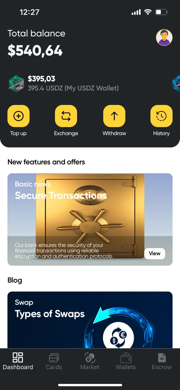 Screenshot #1 pour BAT BANK Mobile