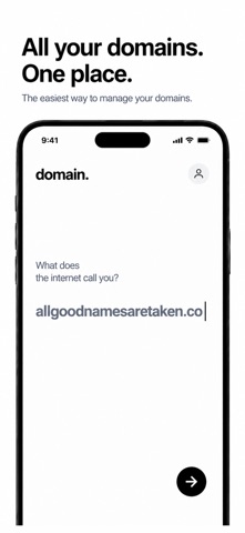 domain. - your domain manager Screenshot 1 of 5