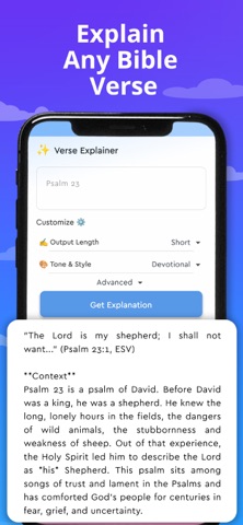 Bible Verse Explainer AI Screenshot 2 of 4