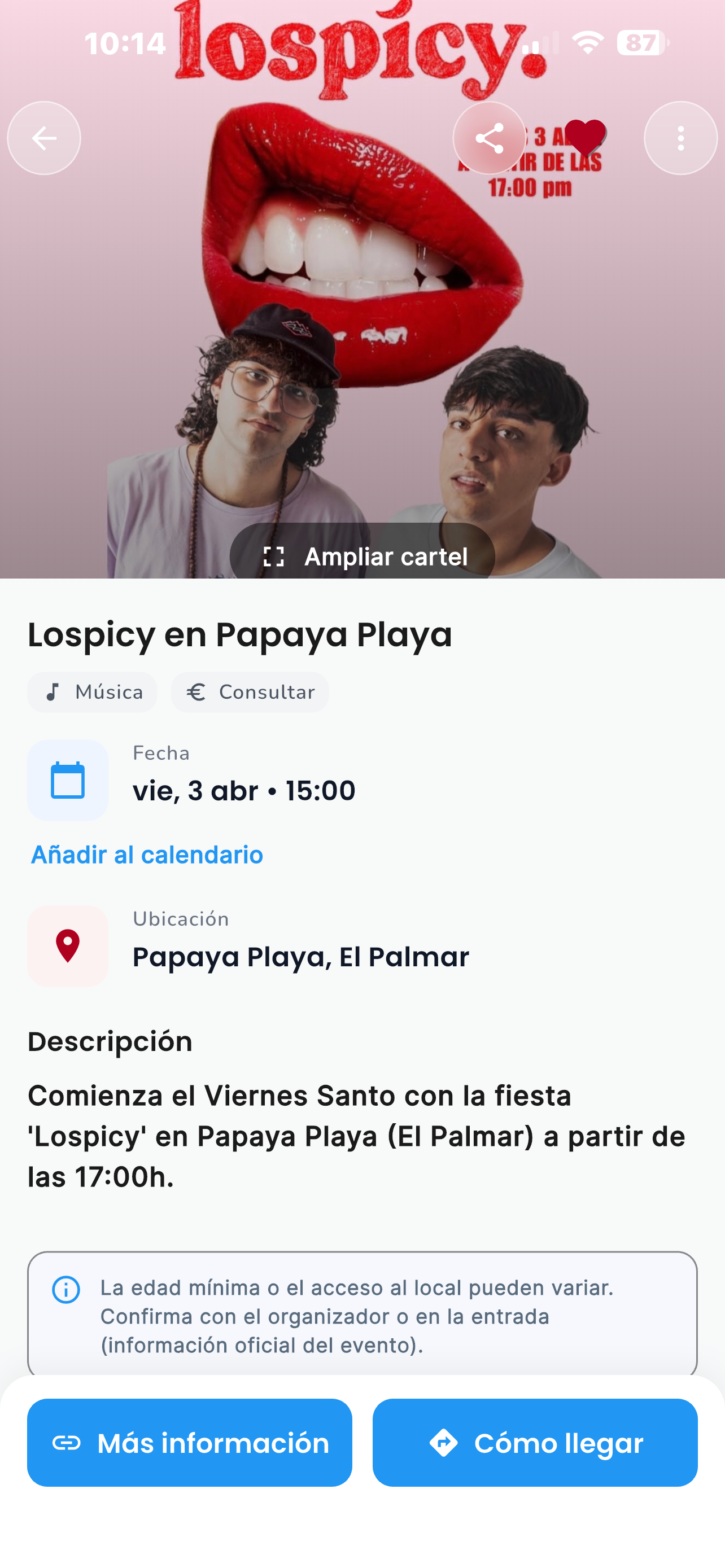 QuePlan - Ocio y Eventos screenshot 5