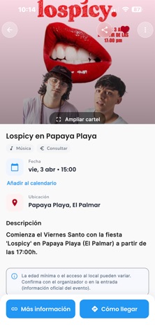 QuePlan - Ocio y Eventos screenshot