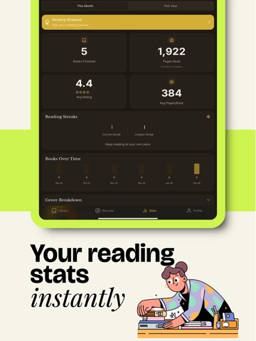 Chapterly: TBR Book Tracker iPad screenshot