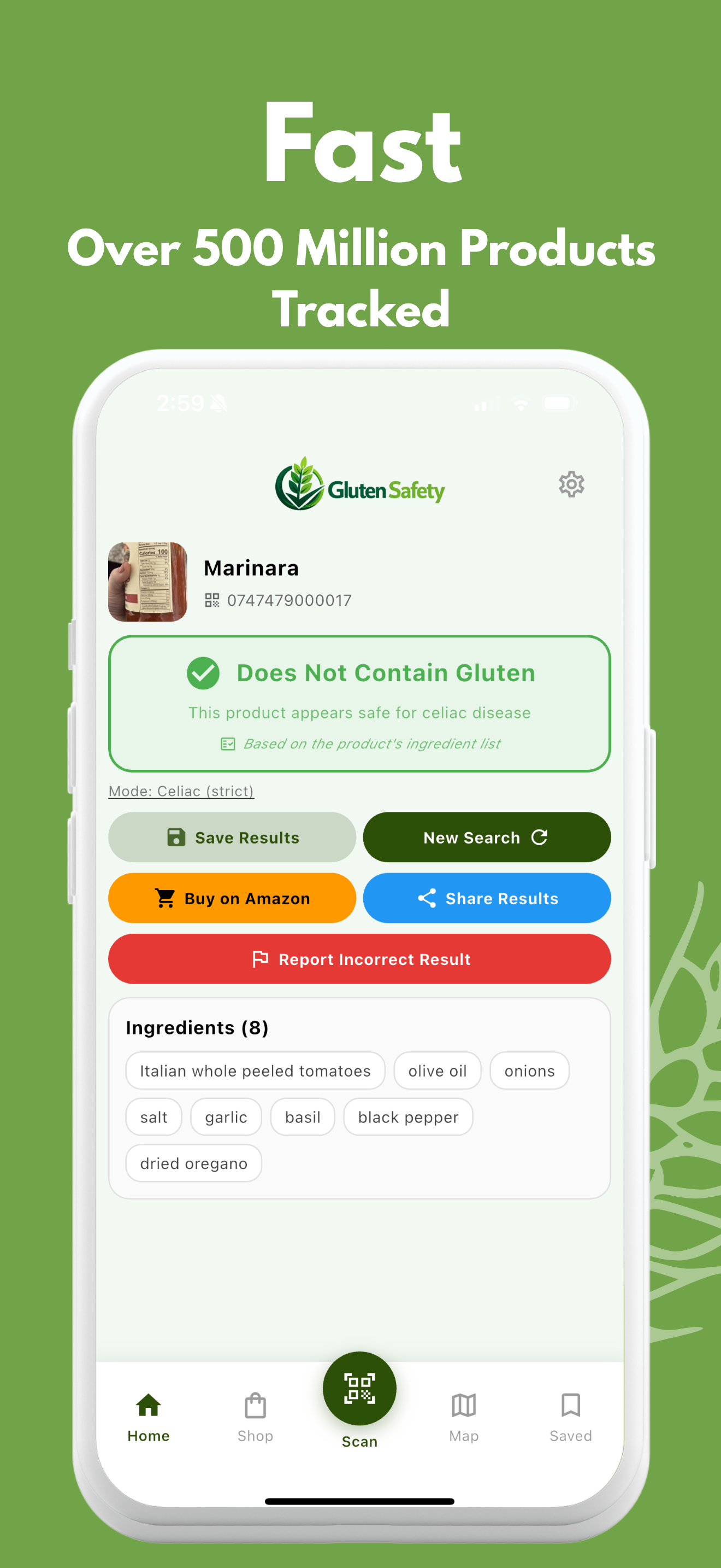 Gluten Free Food Scanner screenshot 3