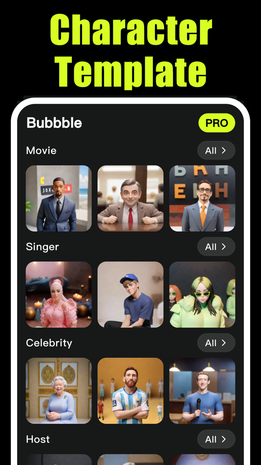 #1. Bubbble AI:Make AI Character (iOS) By: 俏 史