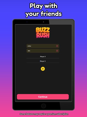 BuzzRush - Party Game iPad screenshot