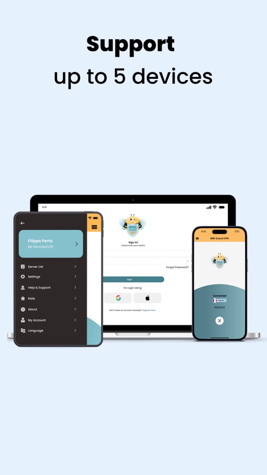 #6. BNEGuard VPN by BNESIM (macOS) 由: BNESIM Limited