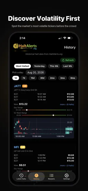 HaltAlerts screenshot 2