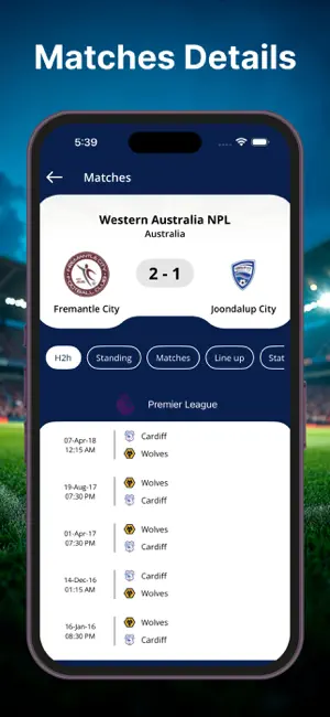 Football Score Pro screenshot 3