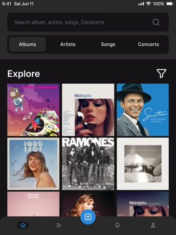 Frisson Music iPad screenshot