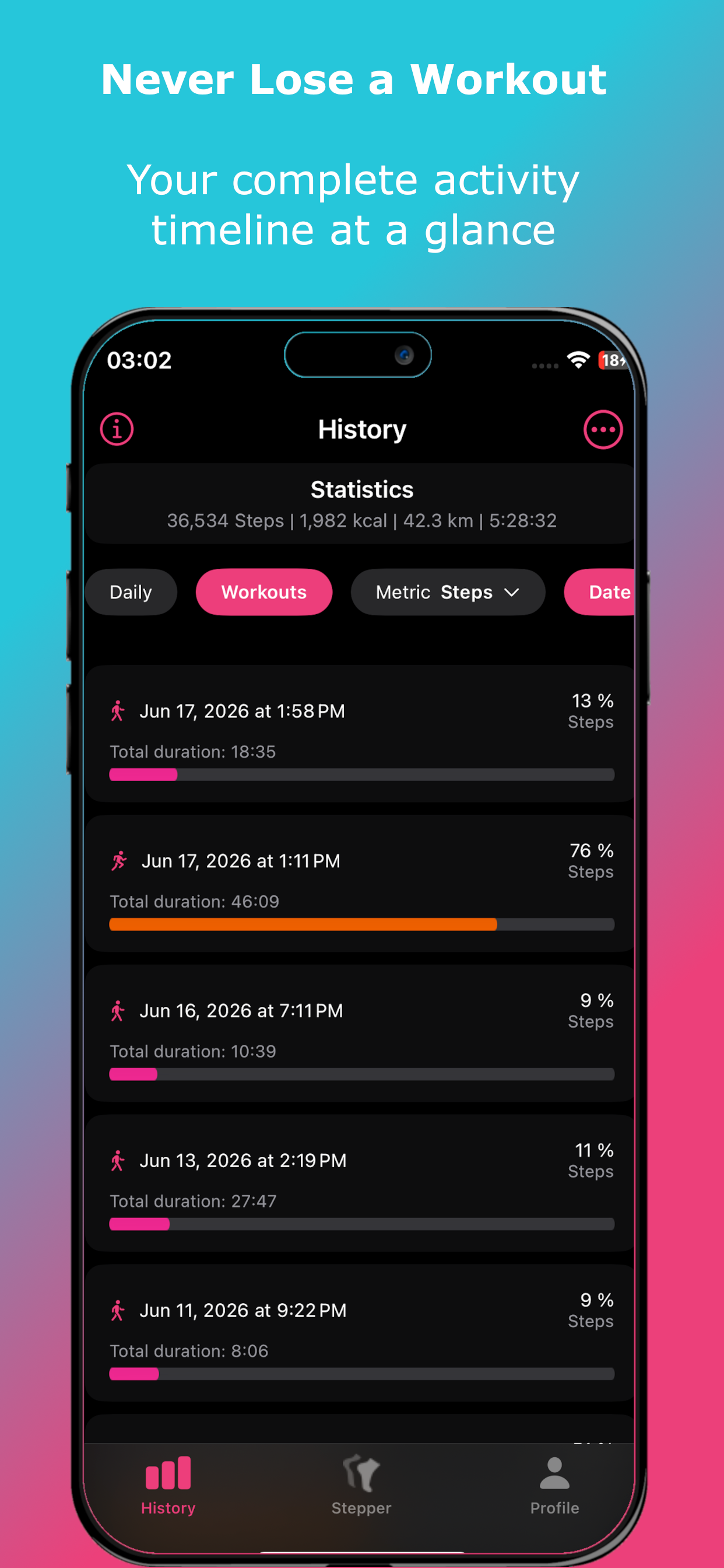 Simple Stepper: Step Counter screenshot 6