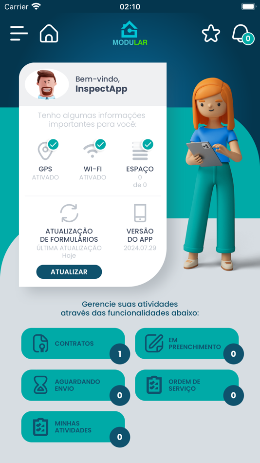 #3. Modular Soluções - Inspect App (iOS) Podle: S&S SOLUCOES EM TI LTDA
