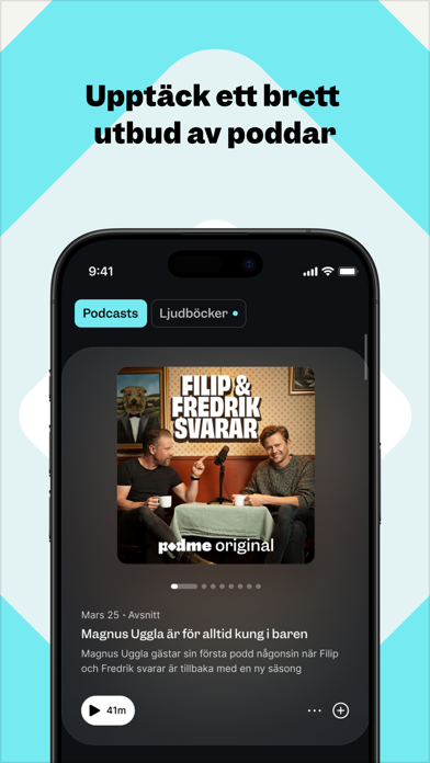 Screenshot #2 pour Podme - Poddar och ljudböcker
