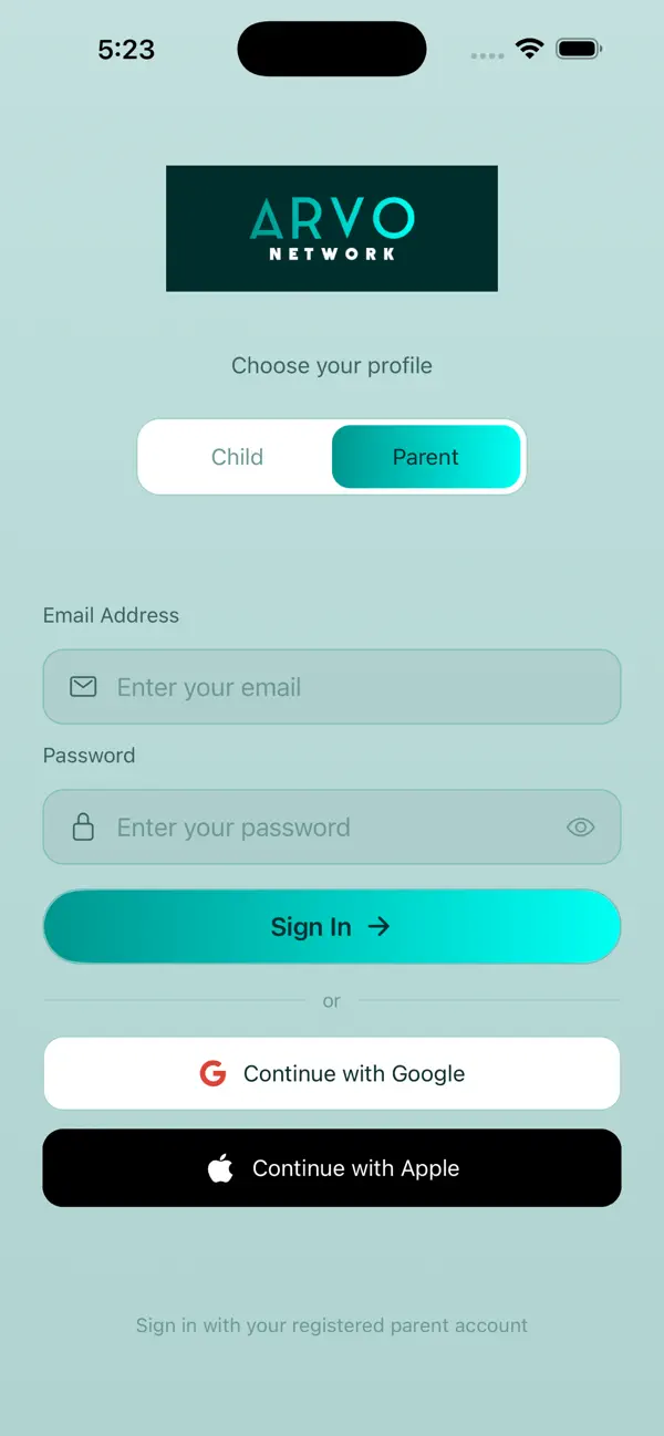 Screenshot #1 pour Arvo Parent Control