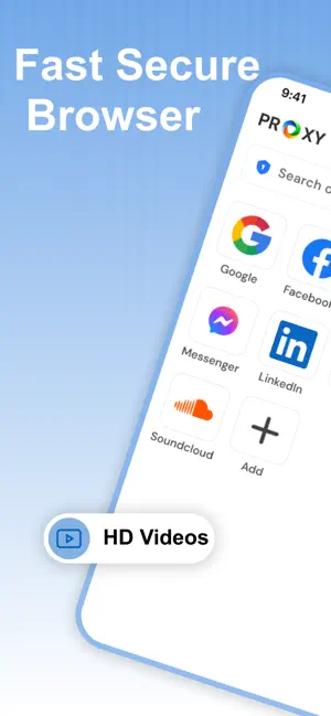 Proxy Browser: Private Web VPN screenshot 1