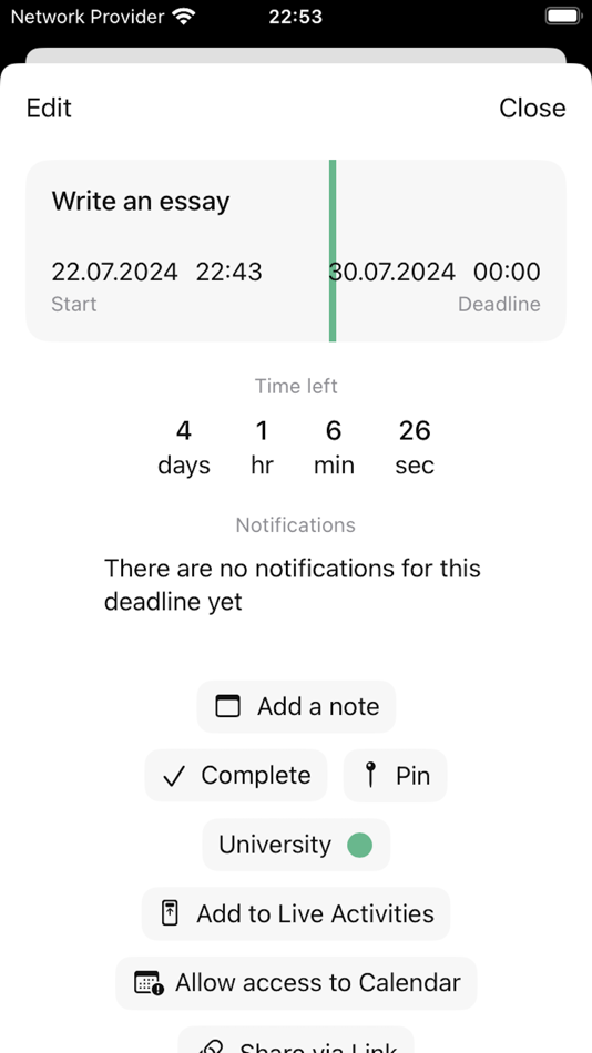#4. Deadline App (macOS) 由: Elena Maltceva