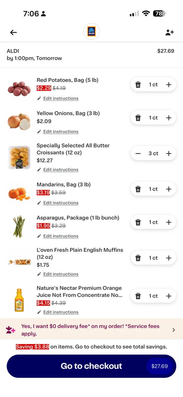 ALDI Grocery Pickup & Delivery screenshot 3