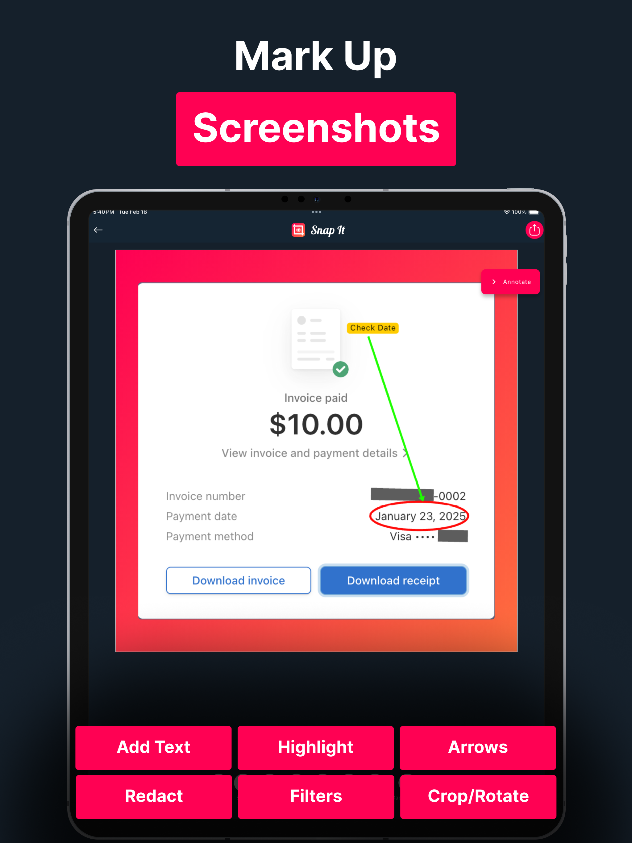 Screenshot Editor - SnapIt