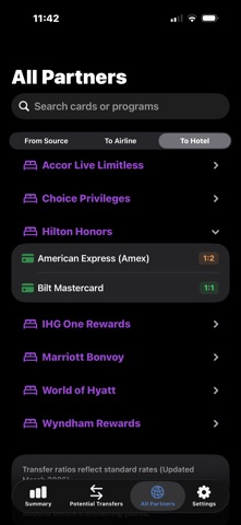 Reward Points Tracker Screenshot 4 of 6