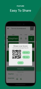 Tennis Scorekeeper (Share) screenshot
