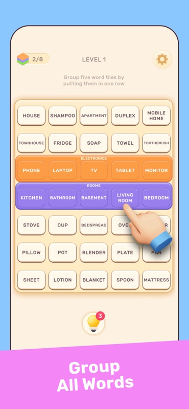 Connect Word - Fun Puzzle Game screenshot 1