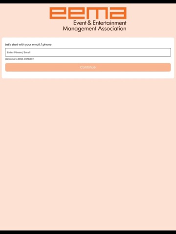 EEMA CONNECT iPad screenshot