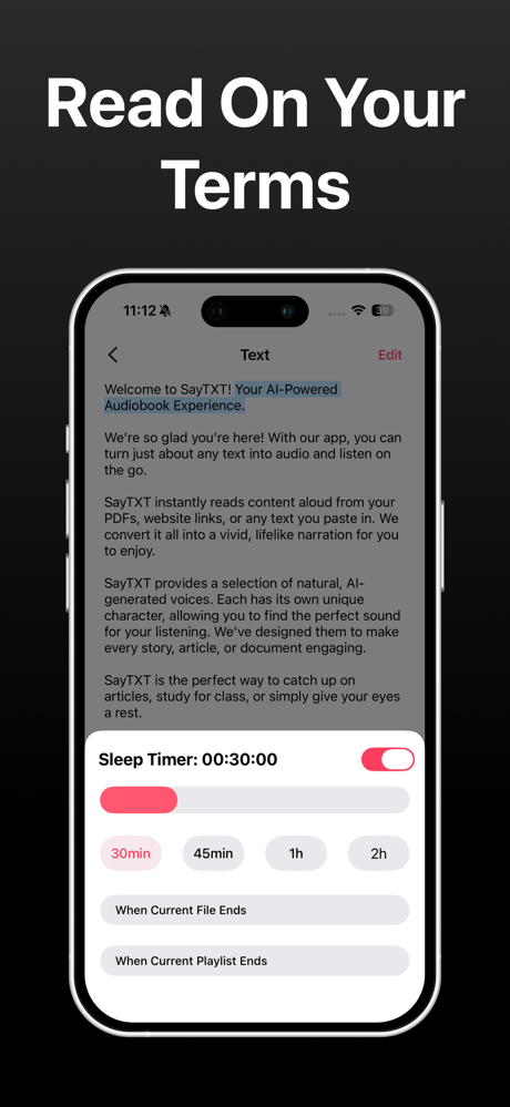 Text to Speech - SayTXT Reader screenshot 5