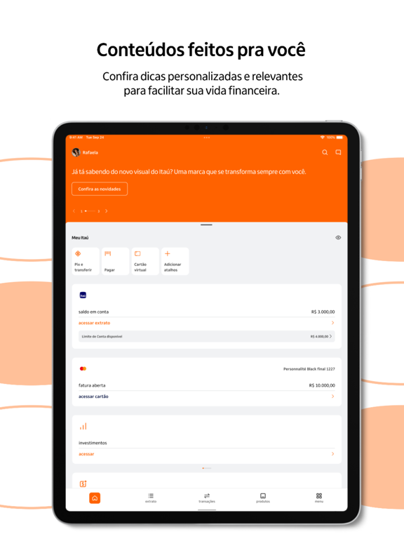 Banco Itaú: Conta, Cartão e +